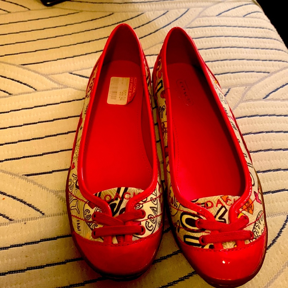 Coach flats size 7 1/2